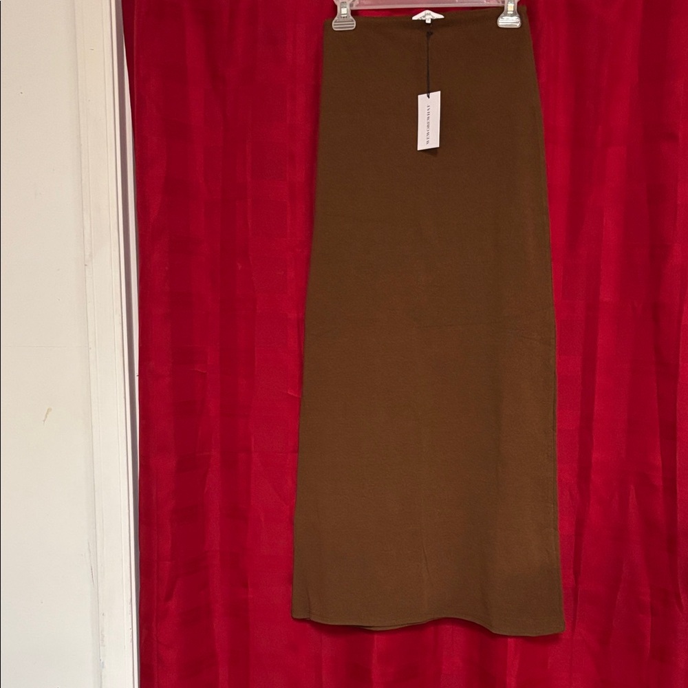WeWoreWhat Brown Pencil Skirt
